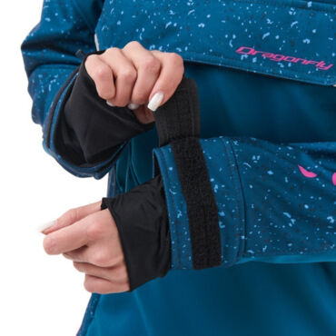 Dragonfly Куртка анорак сноубордическая DF Uktus Woman Dark Ocean - Pink - миниатюра 2