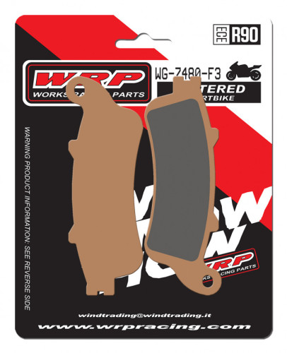 Тормозные колодки WRP WG 7480 F3 (LMP480 SR / FA261 2)