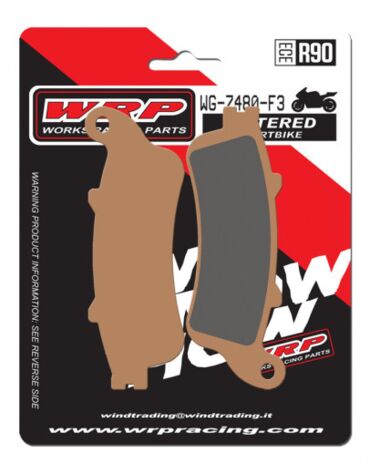 Тормозные колодки WRP WG 7480 F3 (LMP480 SR / FA261 2)