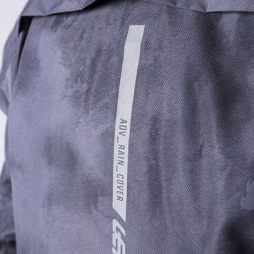 Leatt Дождевая куртка ADV Rain Cover Camo Black Grey - миниатюра 2