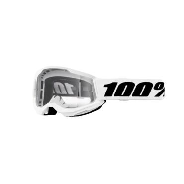 100% Очки подростковые Strata 2 Junior 2025 White / Clear - миниатюра 1
