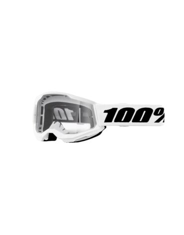100% Очки подростковые Strata 2 Junior 2025 White / Clear