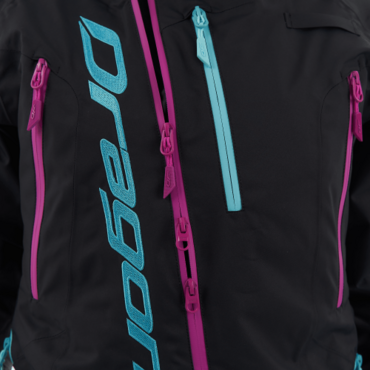 Dragonfly Комбинезон Gravity Premium Woman Black - Pink 2023 - миниатюра 5