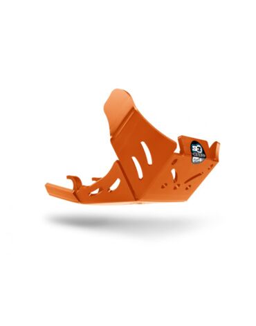 Защита двигателя S3 пластиковая оранжевая (8 мм) KTM 250 350EXC F 17 23