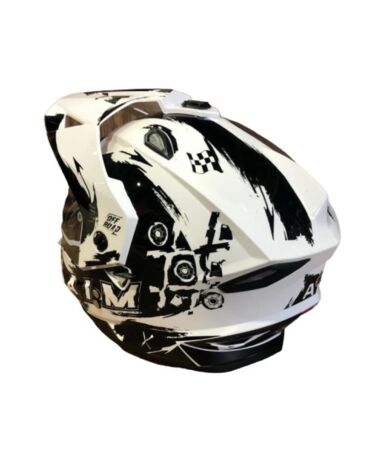 AiM Шлем детский JK802Y White Black