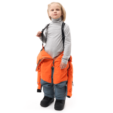 Dragonfly Комбинезон детский Gravity Junior 2025 Grey - Orange - миниатюра 3