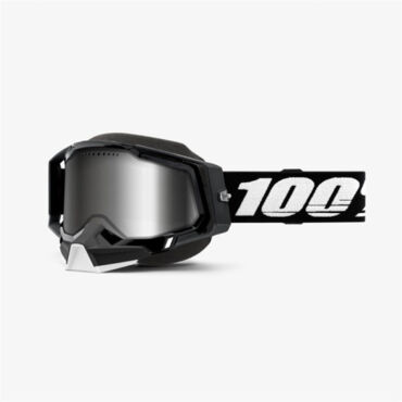 Очки 100% Racecraft 2 Snowmobile Goggle Black /Mirror Silver Lens - миниатюра 1