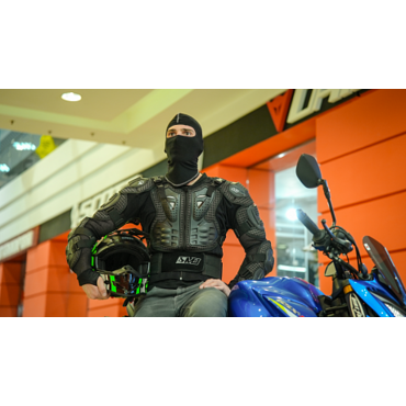 Кроссовый шлем IXS IXS361 2.3, Чёрный Зелёный - миниатюра 3