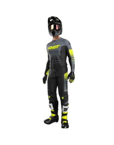 Комплект SHOT DEVO PEAK NEON YELLOW (штаны+джерси)