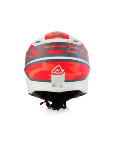Acerbis Шлем детский IMPACT STEEL JUNIOR Red Grey