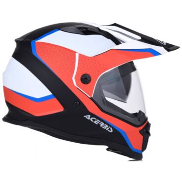 Acerbis Шлем REACTIVE GRAFFIX Red White - миниатюра 3