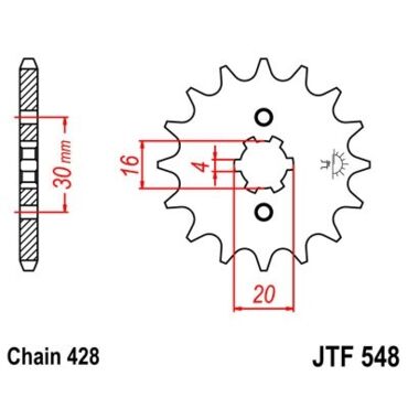 Звезда ведущая JTF548.14 - миниатюра 1