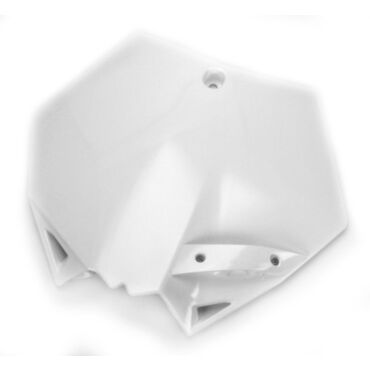 Передняя номерная табличка KTM Кросс 125 150 200 250 400 450 530 2007 2012, Cycra, Белый - миниатюра 1