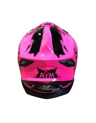 AiM Шлем детский JK802Y Pink Black
