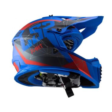 LS2 Мотошлем MX437 Fast Alpha Синий Матовый - миниатюра 3