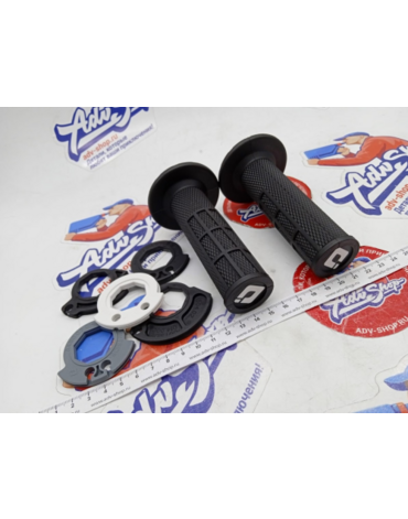 KTM грипсы / ручки руля черные ( закрытый торец ) SX 23-> / EXC 24-> ( A46002921000C1 )