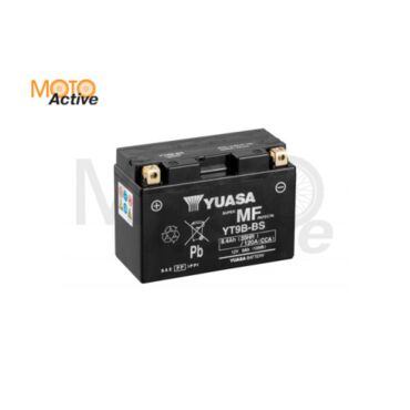 Мотоциклетная аккумуляторная батарея Yuasa Maintenance Free VRLA YT9B BS(CP), 8 Ач - миниатюра 1