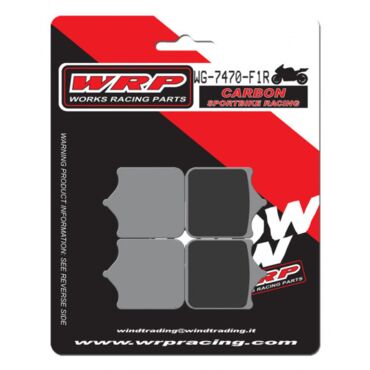 Тормозные колодки WRP WG 7470 F1R (LMP470 CRR / SBS 870DC / FDB2120 / FDB2215 / FA604) - миниатюра 1