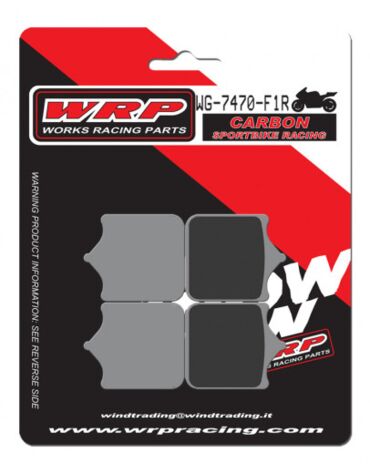 Тормозные колодки WRP WG 7470 F1R (LMP470 CRR / SBS 870DC / FDB2120 / FDB2215 / FA604)