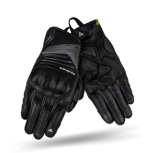 Мотоперчатки SHIMA RUSH MEN, black (L, Взрослая  Дорожная)