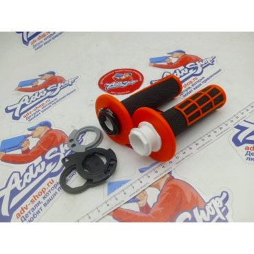 KTM грипсы с открытыми торцами SX / EXC TPI / freeride 17 23 ORANGE / BLACK ( 79002923000 ) - миниатюра 2