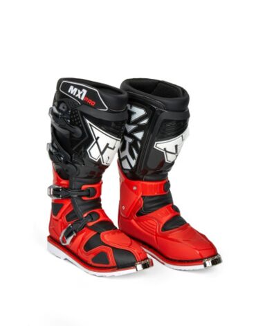 Мотоботы TIGER MX 1 Pro черный/ красный