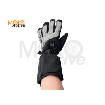 Перчатки зимние (с подогревом) Rockbros S304 Gray Black - миниатюра 1