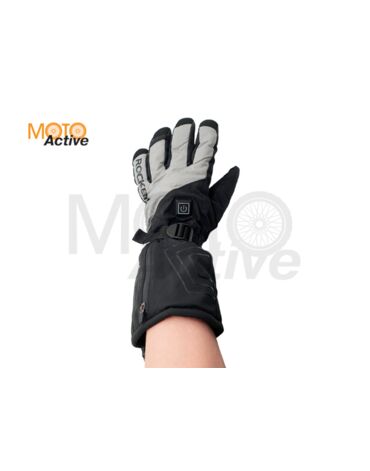 Перчатки зимние (с подогревом) Rockbros S304 Gray Black