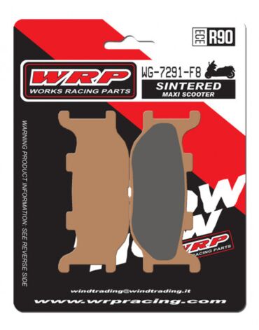 Тормозные колодки WRP WG 7291 F8 (LMP291 SM / FDB2003 / FA199)