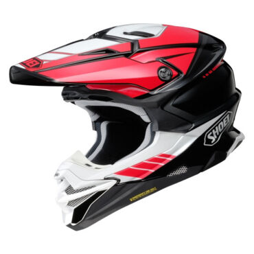 SHOEI Мотошлем VFX WR 06 JAMMER КРАСНО ЧЕРНО БЕЛЫЙ - миниатюра 1