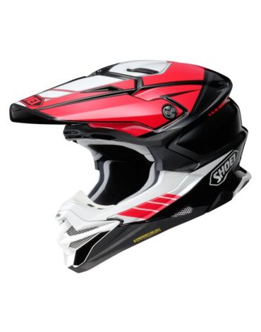 SHOEI Мотошлем VFX WR 06 JAMMER КРАСНО ЧЕРНО БЕЛЫЙ