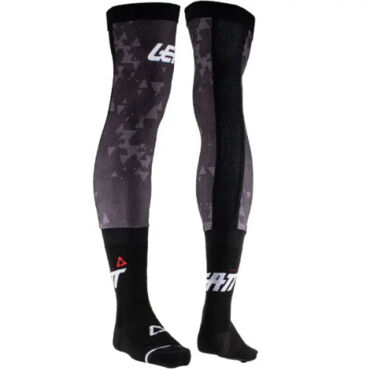 Чулки носки под наколенники Leatt Knee Brace Socks Pair, Black White - миниатюра 1