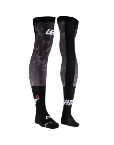 Чулки носки под наколенники Leatt Knee Brace Socks Pair, Black White