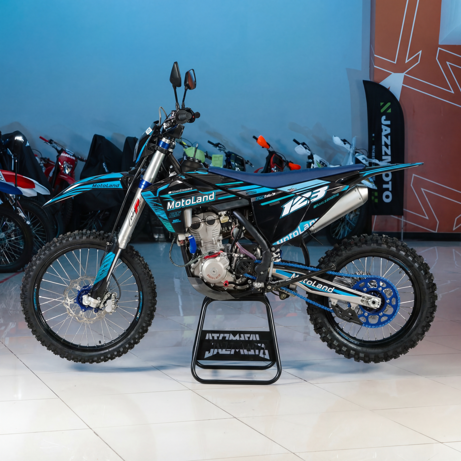 Мотоцикл кроссовый Motoland XT300 ST FA NC (ZS182MN+BB) - фото 1