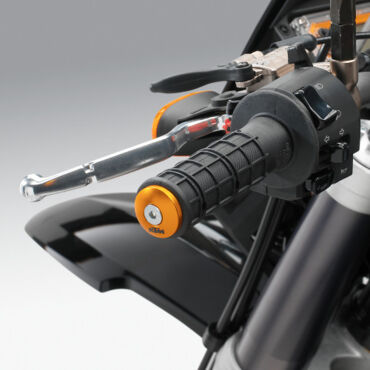 Заглушки руля оранжевые KTM комплект - миниатюра 1