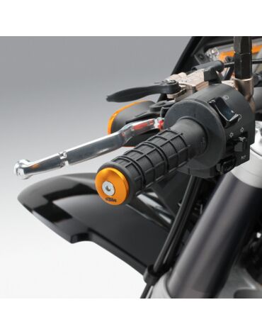 Заглушки руля оранжевые KTM комплект