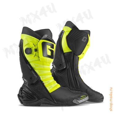 Мотоботы GP1 LS BLACK FLOU YELLOW - миниатюра 1