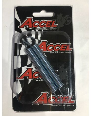 Пружины глушителя мотоцикла ACCEL 9*87 d=1.6mm 2шт.