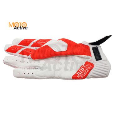 Перчатки JUST1 J FORCE 2.0, красный белый - миниатюра 3