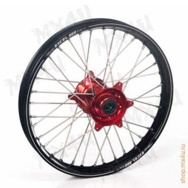 Колесо заднее KTM GASGAS 23 24 19 2.15 Черный обод Красная ступица (22MM) - миниатюра 1