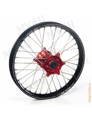 Колесо заднее KTM GASGAS 23 24 19 2.15 Черный обод Красная ступица (22MM)