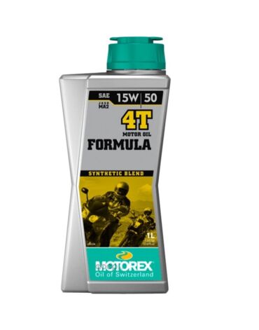 MOTOREX масло моторное Motorex Formula 4T 15w50 1L полусинтетика