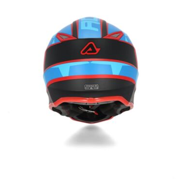 Acerbis Шлем детский Impact Steel Junior Red Blue - миниатюра 3