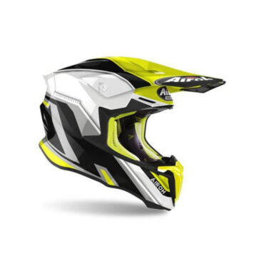 Airoh Мотошлем Twist 2.0 Shaken Yellow Gloss - миниатюра 1