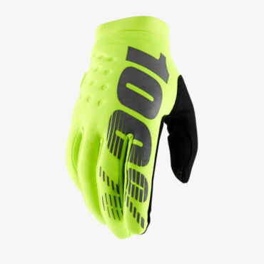 Перчатки 100% Brisker Glove (Fluo Yellow) - миниатюра 1