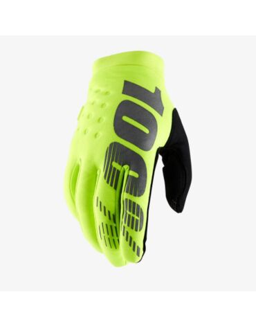 Перчатки 100% Brisker Glove (Fluo Yellow)