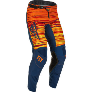 Штаны FLY RACING KINETIC WAVE Navy Orange - миниатюра 3