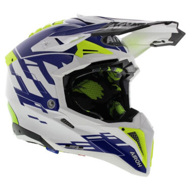 Шлем AIROH AVIATOR 3 Rampage Blue Gloss (Глянцевый) - миниатюра 3