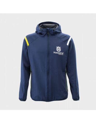 Толстовка детская Husqvarna Team Zip Hoodie, blue (104 3 4Y, Детская Повседневная)