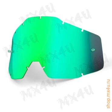 Линза подростковая 100% Accuri Strata JR Anti Fog Green Mirror - миниатюра 1